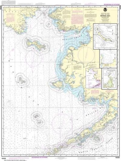 Nautical Chart 16006 Bering Sea Eastern Part NOAA