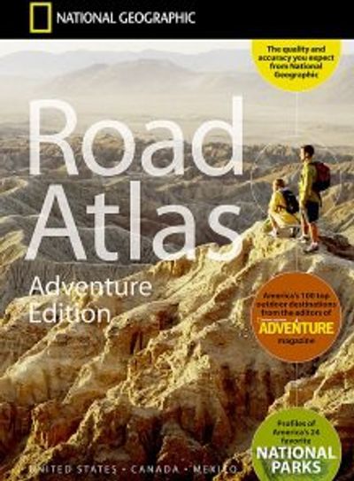 Road Atlas Adventure Edition USA Spiral Bound by National Geographic
