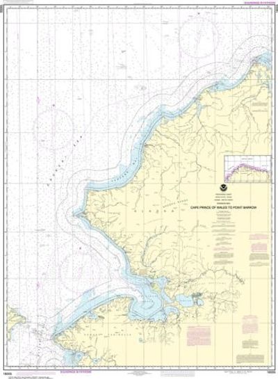 Nautical Chart 16005 Cape Prince of Wales to Point Barrow NOAA
