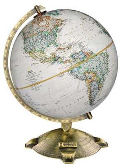 Allanson Desktop World Globe 12 Inch Diameter designed by National Geographic