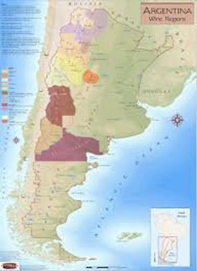 Argentina Wine Region Map