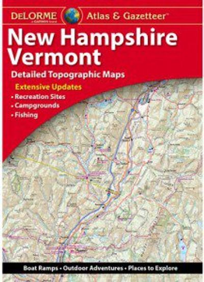 New Hampshire and Vermont DeLorme Atlas and Gazetteer