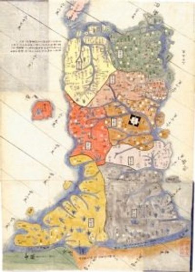 Antique Map of Korea 1785
