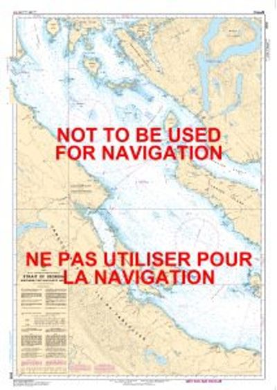 Canadian Nautical Chart 3513 - Strait of Georgia, North Portion