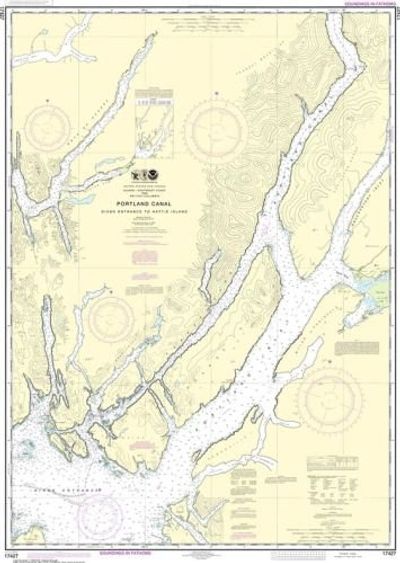 Nautical Chart 17427 - Portland Canal, Dixon Entrance to Hattie Island