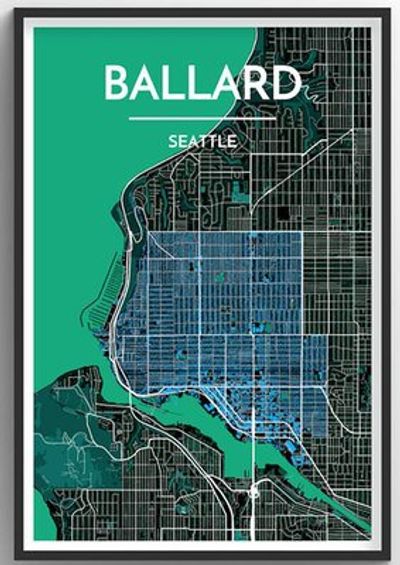 Seattle Neighborhood Map - Ballard
