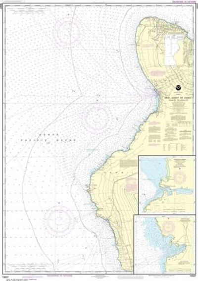 Nautical Chart 19327 West Coast of the Big Island NOAA