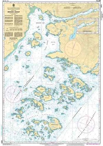 Canadian Nautical Chart 3670 Broken Group