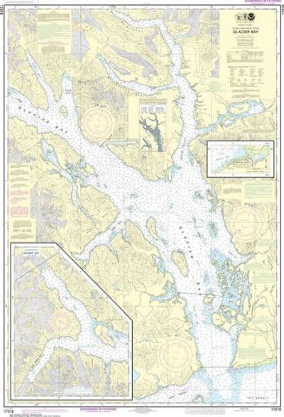 Nautical Chart 17318 Glacier Bay Alaska NOAA