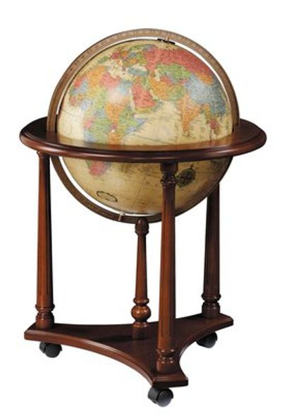 LaFayette World Globe - 16" Illuminated Floor Globe