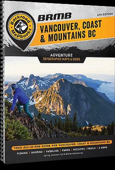 Vancouver Coast & Mountains Recreation Map Book Guide Atlas - Cover
