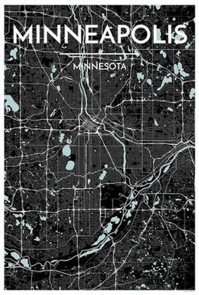 Minneapolis Map Print by Point Two
