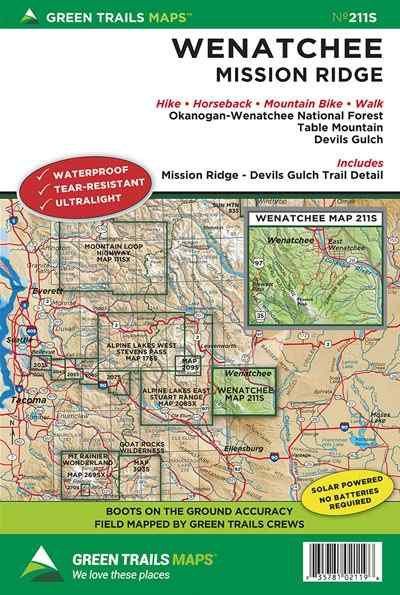 Wenatchee Hiking Map