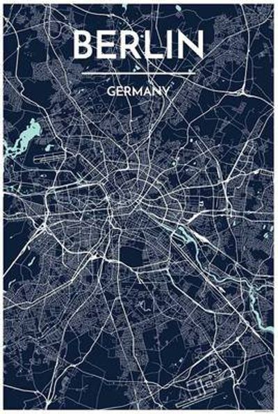 Berlin City Map Graphic Point Two