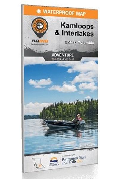 Kamloops & Interlakes Backroad Map by Mussio