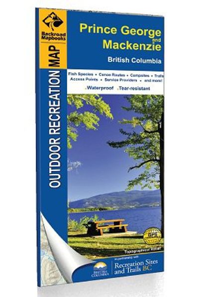 Prince George Backroads Topographic Mussio Map Waterproof