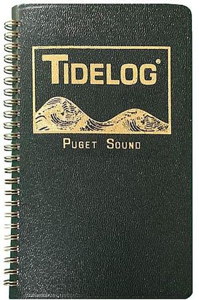Tidelog Spiral Bound Book for the Puget Sound with Tidal Currents