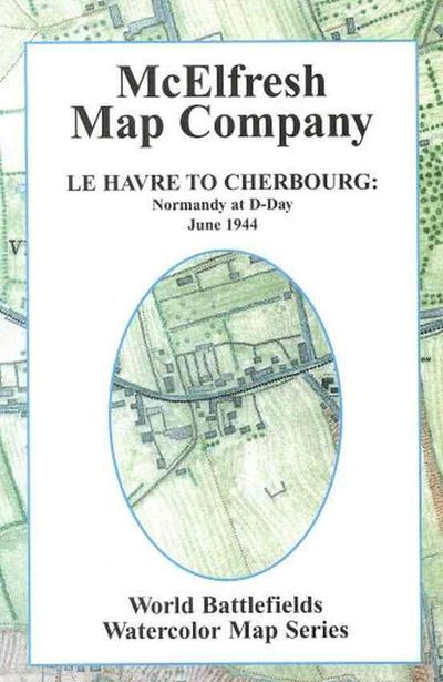 Le Havre to Cherbourg Map (D-Day 1944)