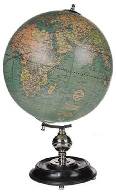 Replica 1920's Antique Globe Weber Costello