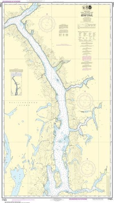 Nautical Chart 17424 - Behm Canal East