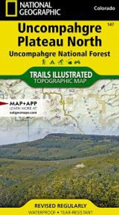 Uncompahgre Mountains North Colorado Topo Map Nat Geo Trails Illustrated