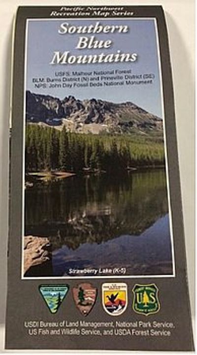 Malheur Southern Blue Mountains National Forest Map