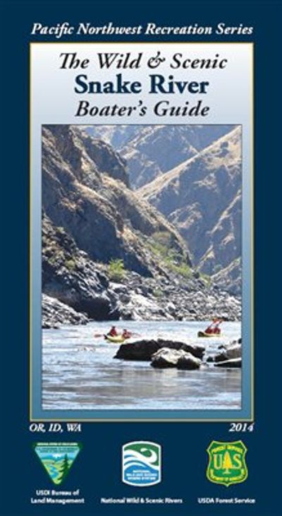 Snake River Scenic Boaters Guide Topo National Forest