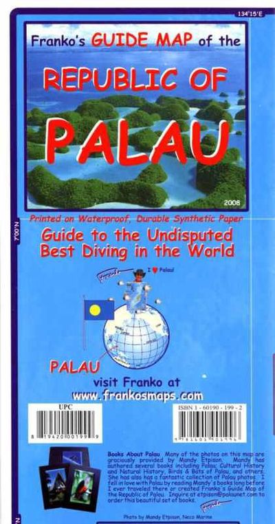 Franko Palau Travel Recreation Map