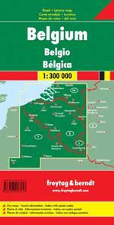 Belgium Travel Map by Freytag & Berndt