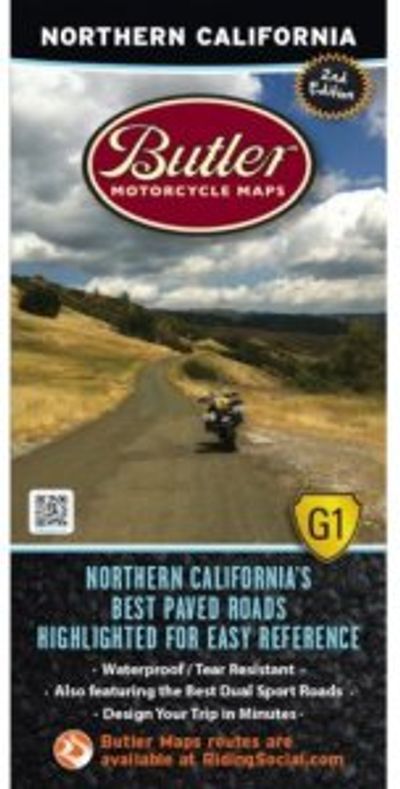 North California Motorcycle Map Butler