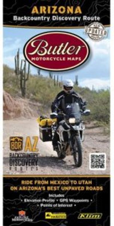 Arizona Motorcycle Backcountry Map Butler