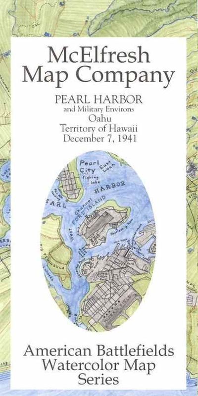 Pearl Harbor Historic Map McElfresh