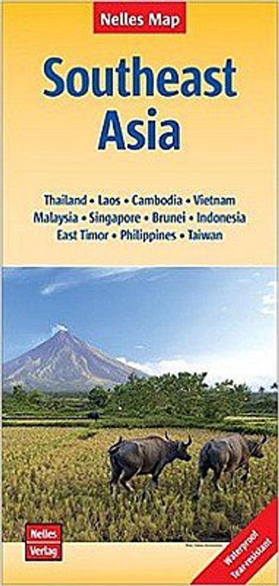 Southeast Asia Nelles Travel Road Map