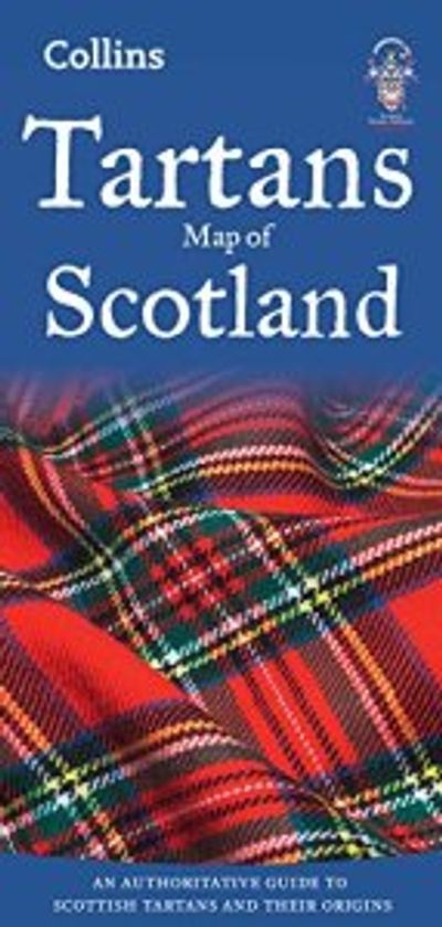 Tartans of Scotland Road Map Poster Collins