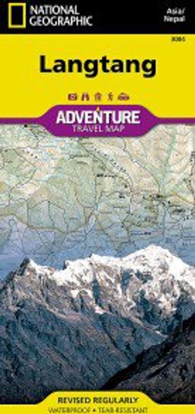 Langtang Map by National Geographic