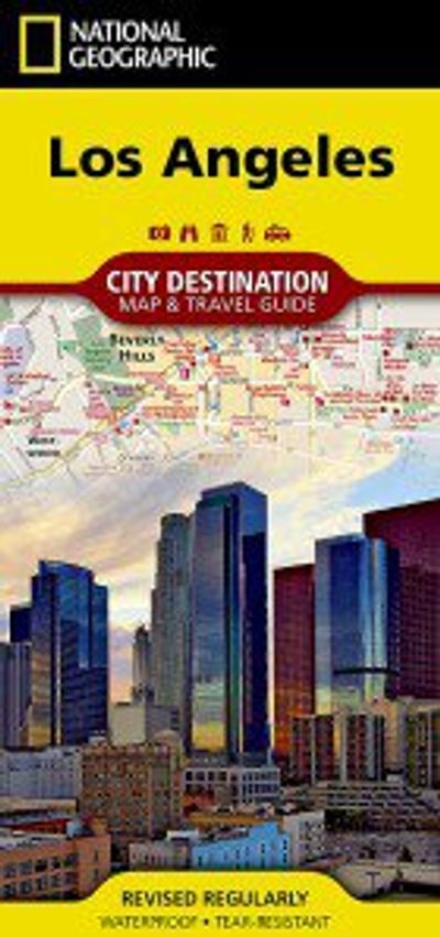 Los Angeles City Street Map Destination National Geographic