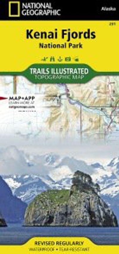 Kenai Fjords National Park Topo Map Trails Illustrated Folded