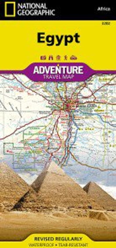 Egypt Travel Map by National Geographic
