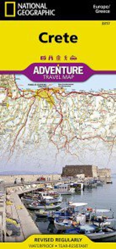 Crete Travel Map by National Geographic