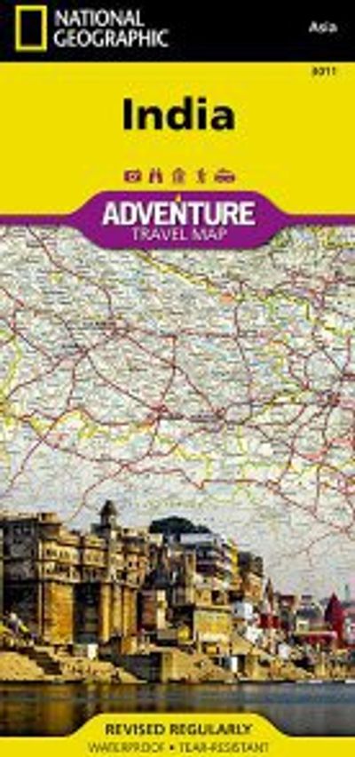 India Travel Map by National Geographic