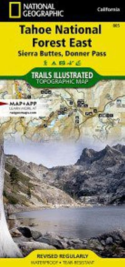 Tahoe Nf Sierra Buttes Donner Pass Topo Waterproof National Geographic Hiking Map Trails Illustrated