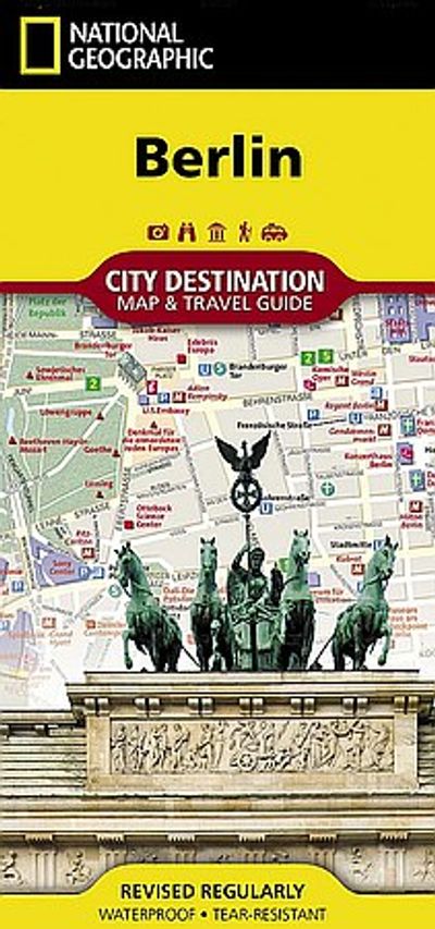 Berlin City Street Map and Travel Guide by National Geographic