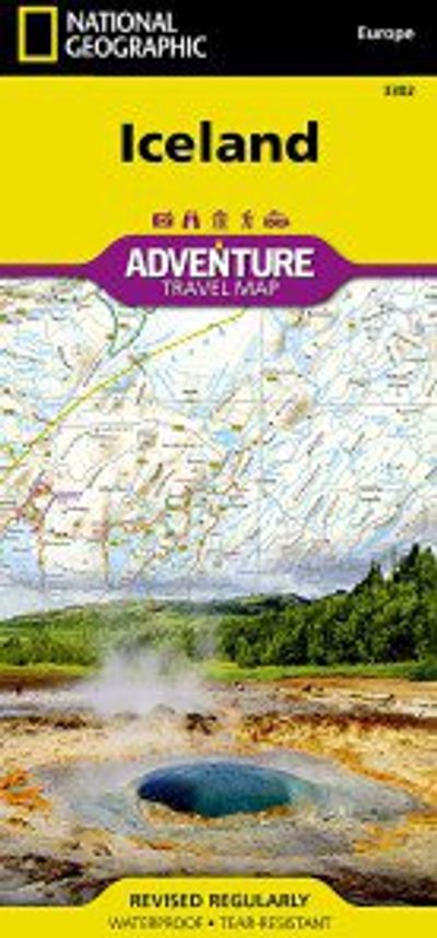 Iceland Travel Map by National Geographic
