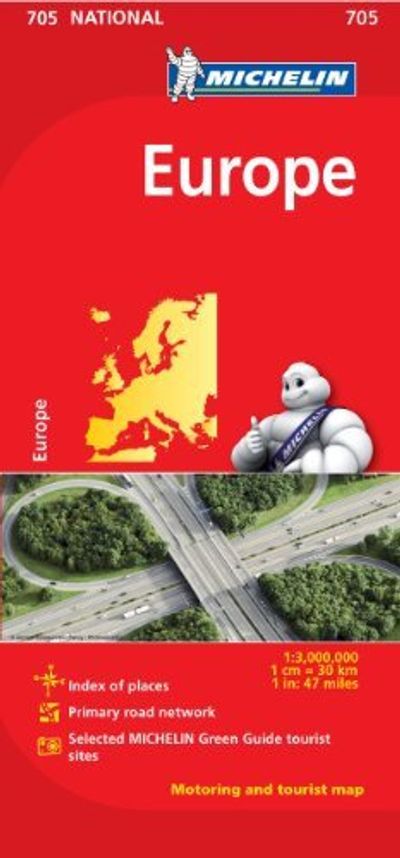 Europe Travel Map l Michelin