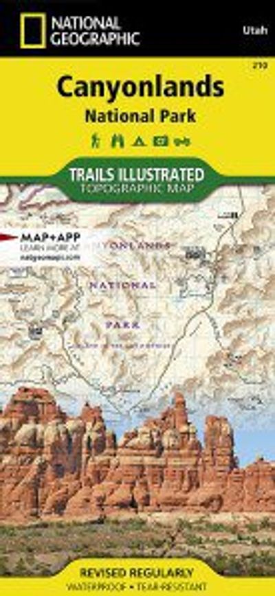 Canyonlands National Park Map Topo Trails Illustrated