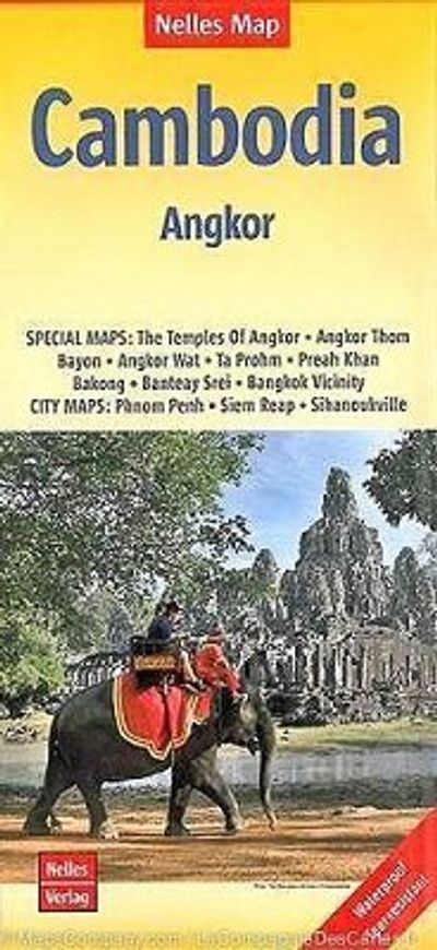 Cambodia Travel Road Map Nelles