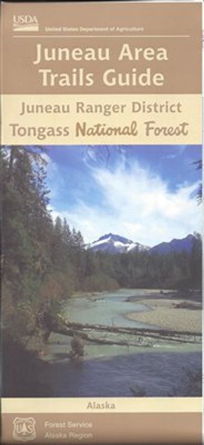 Juneau Area Trail Map National Forest Topo
