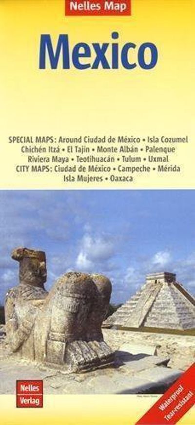 Mexico Travel Road Map Nelles