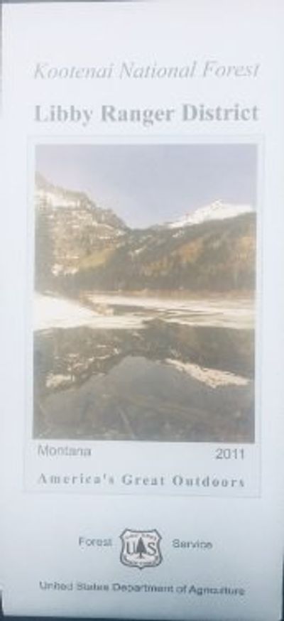Libby Montana Ranger District National Forest Map