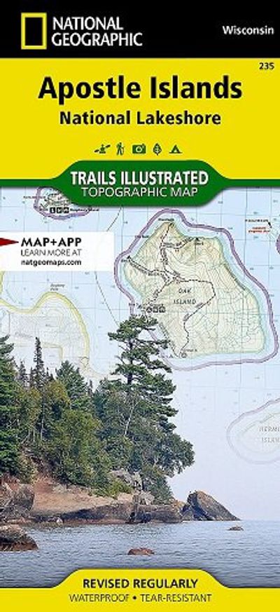 Apostle Islands National Lakeshore Map - WI